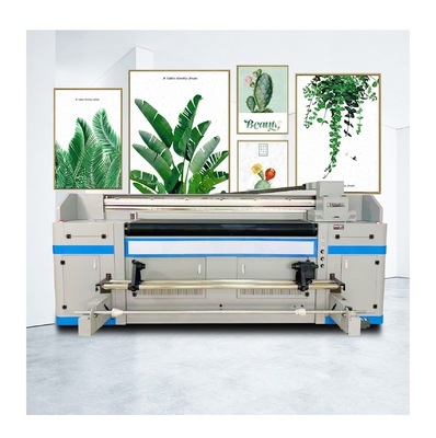 1.9m Wide Large Format ZT1900 DH 하이브리드 프린터와 6ft CMYK 에코 솔벤트 잉크