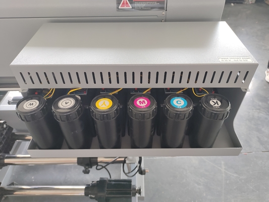 3개의 TX800 프린트 헤드와 30cm UV 롤러를 가진 높은 생산성 UV 스티커 프린터