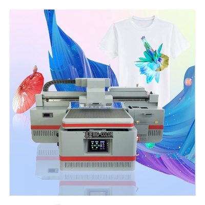 고생산성 6 컬러 UV 4060 프린터 A2 인쇄 병 컵 나무 알루미늄