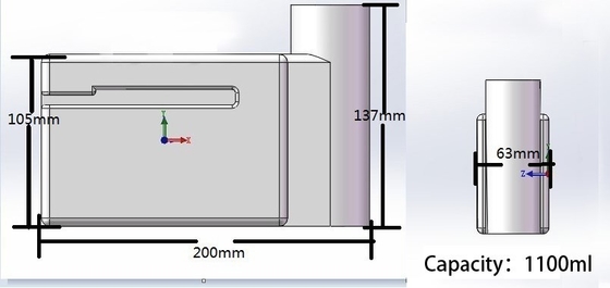 의류 가게 모든 인쇄 A3 UV 프린터 500ml 1000ml의 불안한 잉크 탱크