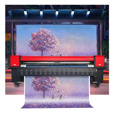 3.2m 디지털 플렉스 프린팅 머신 3200mm 인쇄 폭과 조정 가능한 인쇄 높이